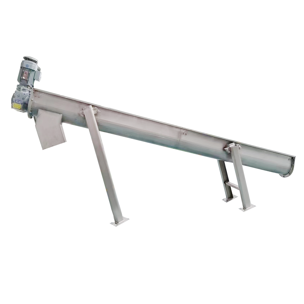 Transportador espiral de lodo totalmente automático