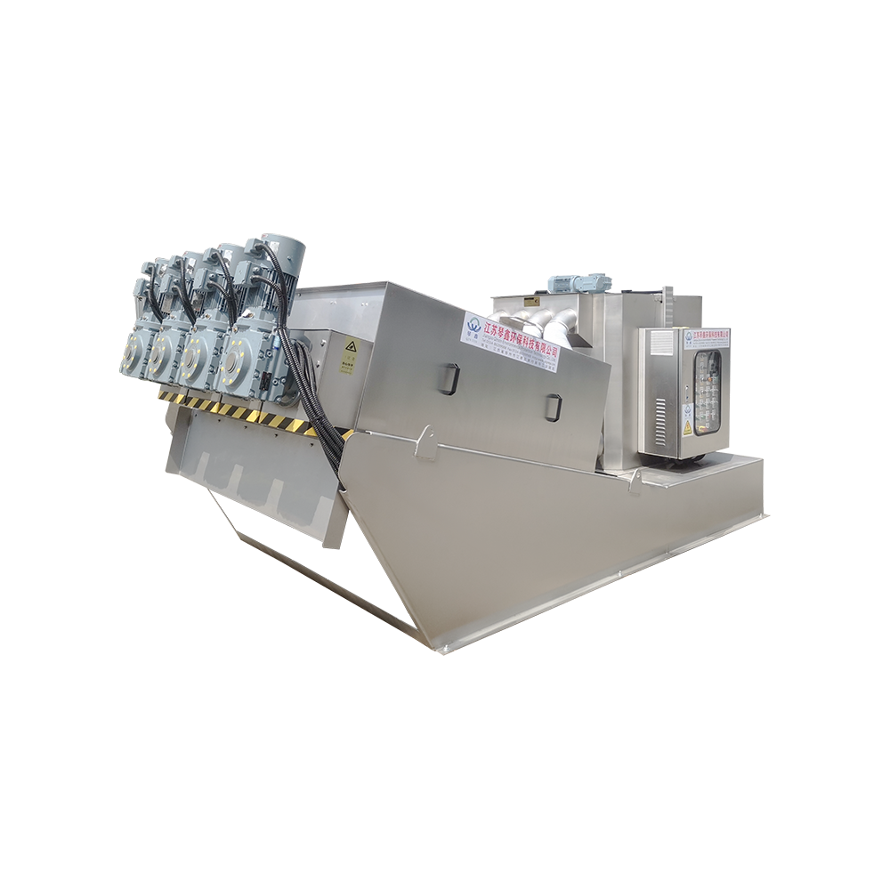 Tratamento de águas residuais Máquina de desidratação de lodo de parafuso espiral ecológico qxdl-304