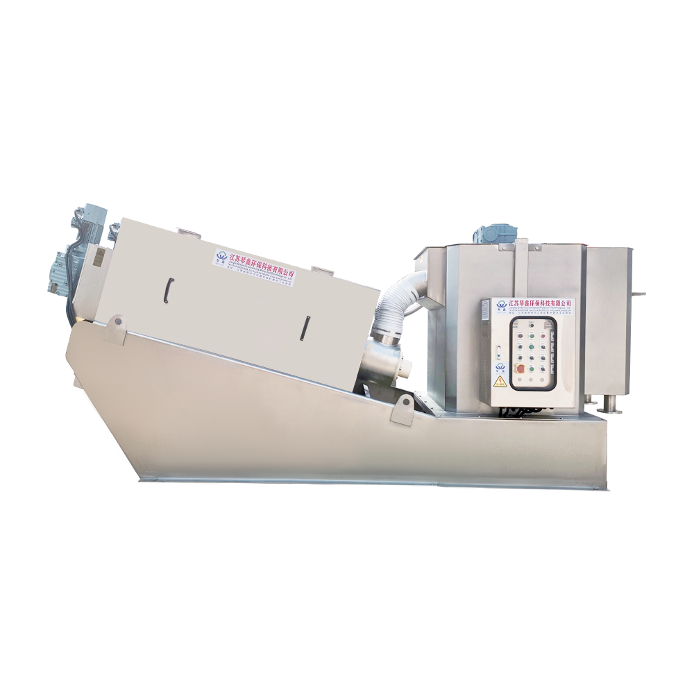 Pressione para parafuso Máquina de desidratação de lodo de gado qxdl-402